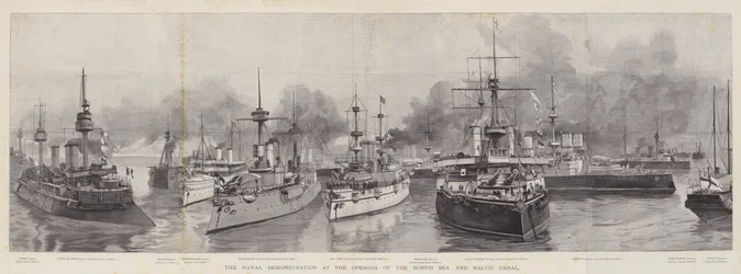 The Naval Demonstration at the Opening of the North Sea and Baltic Canal