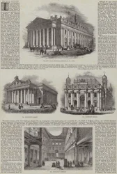 The New Royal Exchange, London, with Alternative Designs