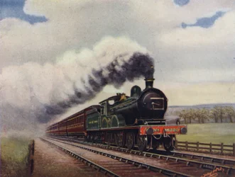 The Newcastle and Sheffield Express between Darlington and York, the fastest regular booked run