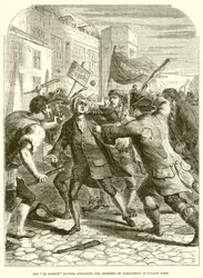 The No Popery Rioters Attacking the Members of Parliament in Palace Yard