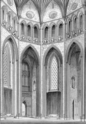 The Octagon, from the south-east, from Graphic and Literary Illustrations of Fonthill Abbey by John Britton, 1823