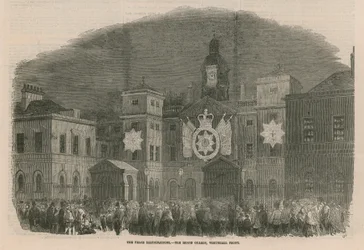 The Peace Illuminations at the Horse Guards