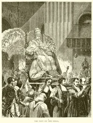 The Pope on the Sedia