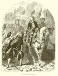 The Pretender entering Dundee