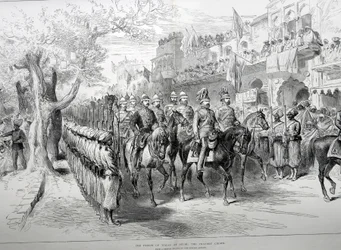 The Prince of Wales at Delhi: the Chandry Chowk