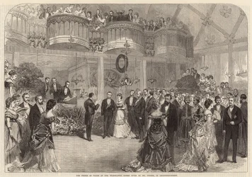 The Prince of Wales at the Telegraphic Soiree Given by Mr Pender