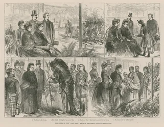 The Queen at the Wild West show of the Great American Exhibition