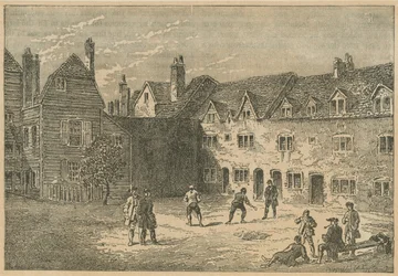 The Racquet Court of the Marshalsea Prison