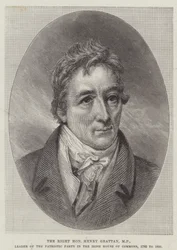 The Right Honourable Henry Grattan, MP, Leader of the Patriotic Party in the Irish House of Commons