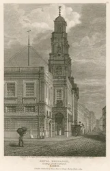 The Royal Exchange, London, Looking South Westward
