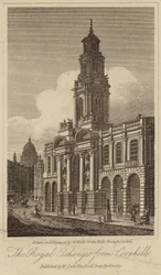 The Royal Exchange in the City of London