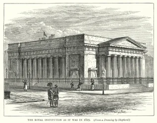 The Royal Institution as it was in 1829
