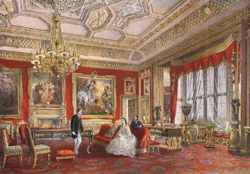The Rubens Room, Windsor Castle, from A Memorial of the Marriage of Edward VII and Alexandra of Denmark