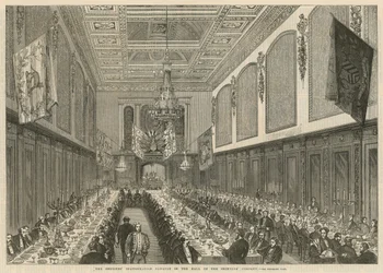 The Sheriffs Inauguration Banquet in the Hall of the Skinners Company