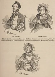 The Simple History of a Portrait, from Punch, or the London Charivari, Vol. 33
