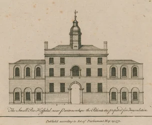 The Smallpox Hospital near Pancras Where the Patients are Prepared for Inoculation