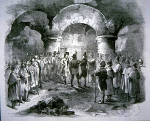 The Society of United Irishmen take the oath against English rule
