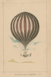 The Vauxhall Balloon of Mr. Green, Vauxhall Gardens, London