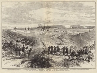 The War, the Gravitza Redoubt, and Right Wing of the Turkish Position at Plevna