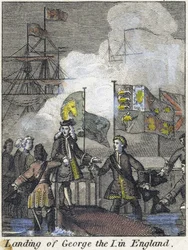 The Arrival of King George the 1st in England