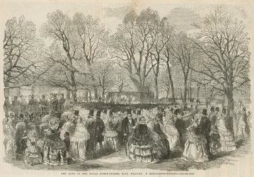 The band of the Royal Horse Guards Blue playing at Kensington Gardens