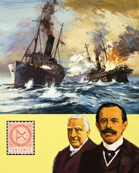 The Battle Between the British Alcantara and German Grail in World War I