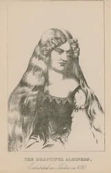 The Beautiful Albiness, Exhibited in London in 1810