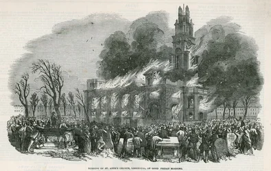 The Burning of St Anne