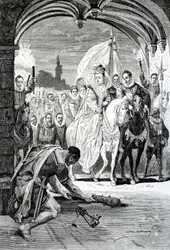 The entrance of Queen Elizabeth at Kenilworth Castle