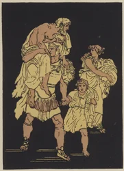The flight from Troy