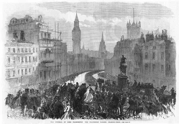 The funeral of Lord Palmerston