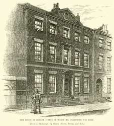 The house in Rodney Street in which Mr. Gladstone was born