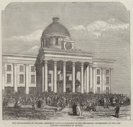 The Inauguration of the Honourable Jefferson Davis