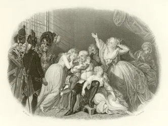 The Last Interview of Louis XVI with His Family