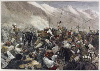 The late Afghan War: Death of Major Wigram Battye in the battle of Futtehabad April 30