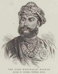 The late Maharajah Holkar, Ruler of Indore, Central India