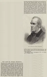 The late Mr George Thompson