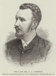 The late Mr J A Cameron, Special Correspondent of the 