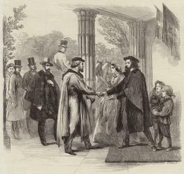 The meeting of Garibaldi and Tennyson