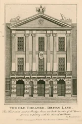 The old Theatre, Drury Lane