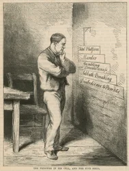 The Prisoner in His Cell and the Five Steps