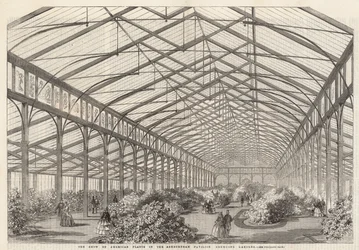 The show of American plants in the Ashburham Pavilion, Cremorne Gardens