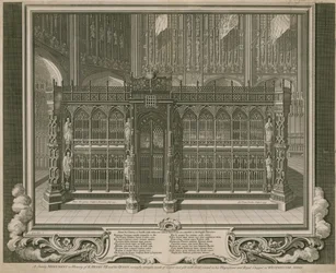 Stately Monument in Memory of King Henry VII and His Queen