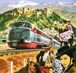 The trains in Spain