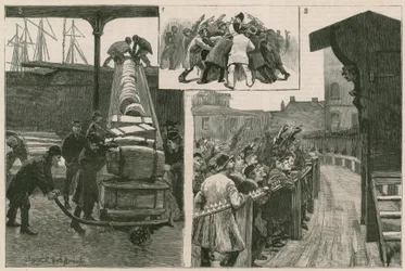 The Unemployed Seeking Work at the Docks