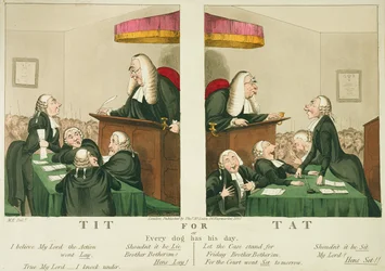 Tit for Tat, or Every Dog Has His Day, published by Thomas McLean, London, 1827