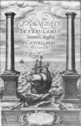 Title Page of the First Edition of the Novum Organum by Sir Francis Bacon (1620)