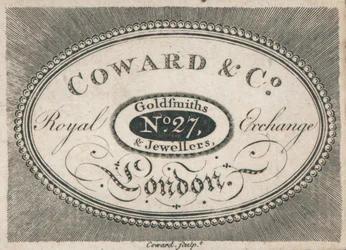 Trade Card, Coward & Co