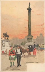 Trafalgar Square, London, Highlander and Lancer