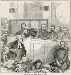 Trial of the Bank Forgers at the Old Bailey
